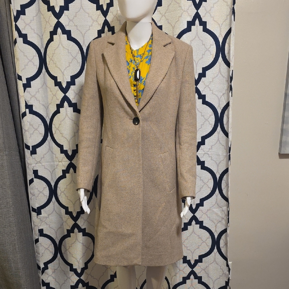 Zara Tan Women's Blazer Coat